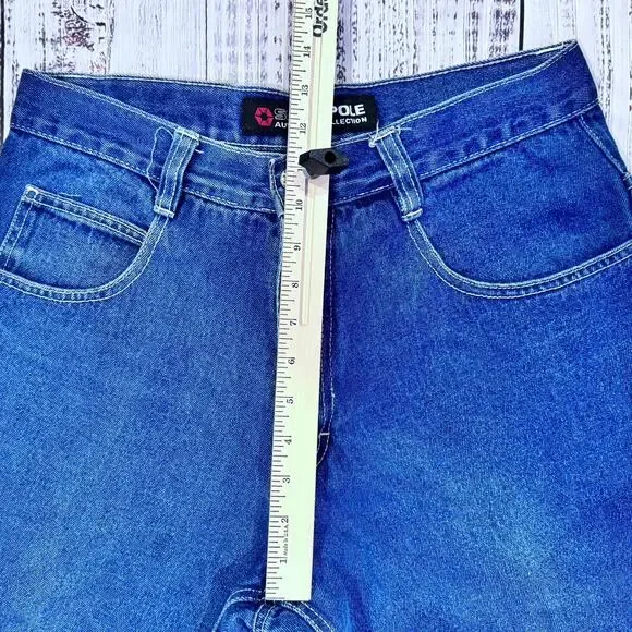 Southpole Vintage Y2K Denim Shorts 32 Baggy Hip Hop Skate Bermuda - Picture 4 of 8